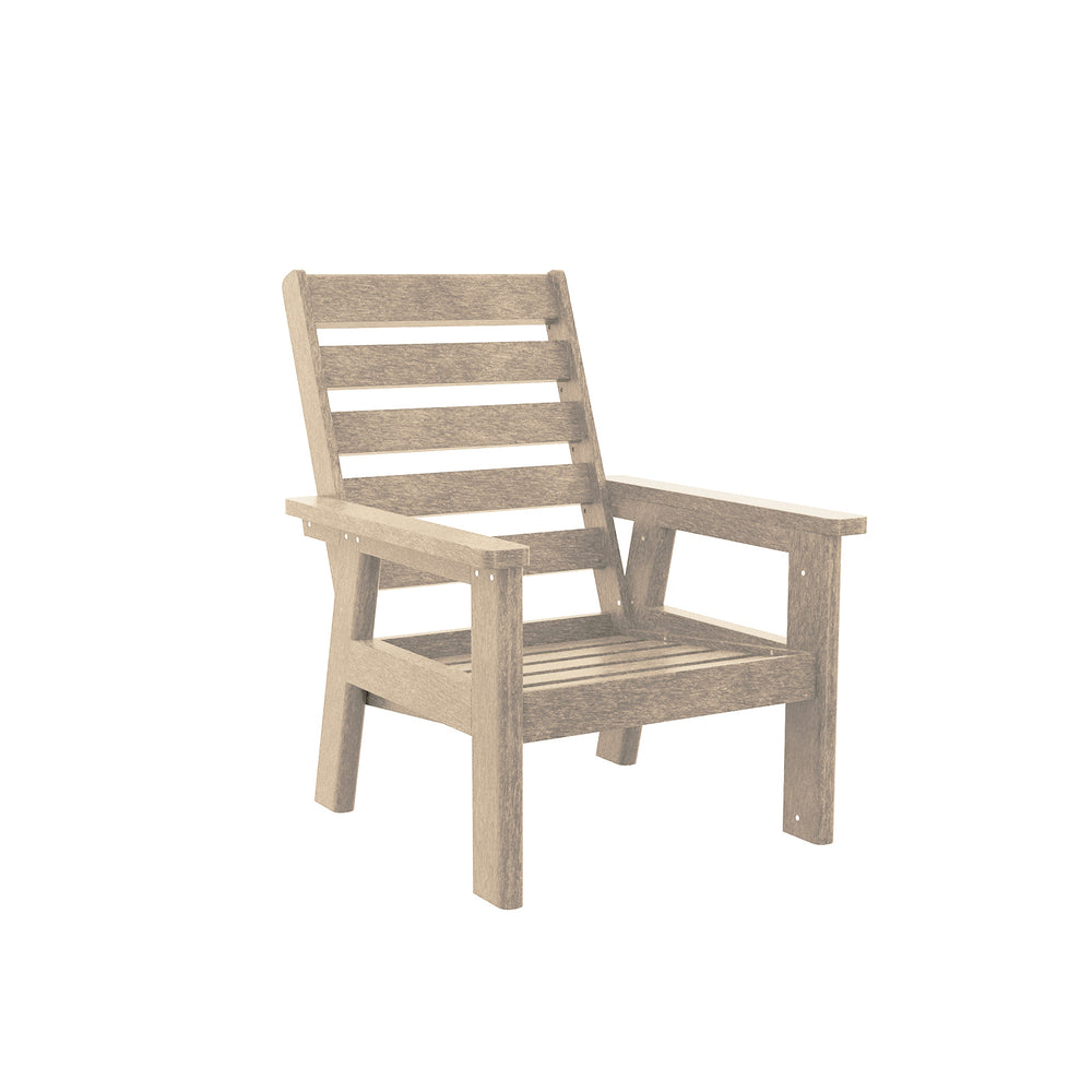 Charleston High Back Arm Chair Frame - DSF291