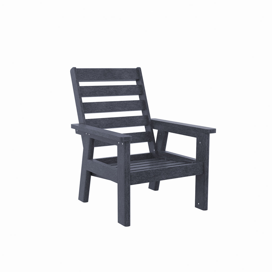 Charleston High Back Arm Chair Frame - DSF291