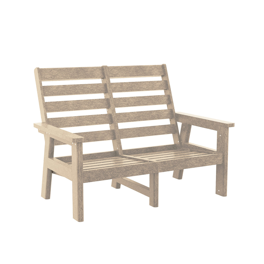 Charleston High Back Loveseat Frame - DSF292