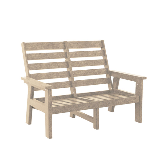 Charleston High Back Loveseat Frame - DSF292