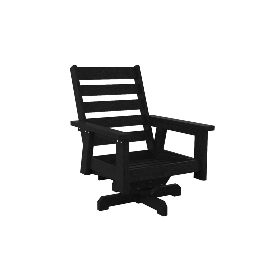 Charleston High Back Swivel Arm Chair Frame - DSF294