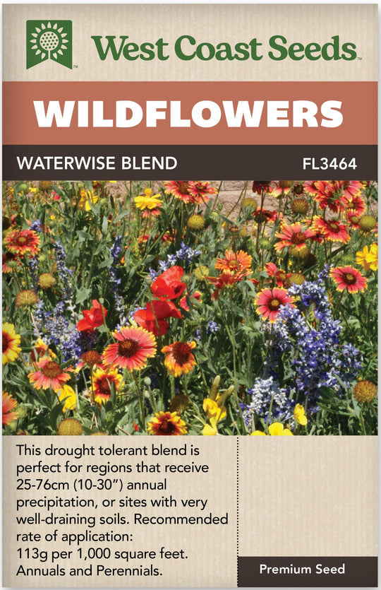 Wildflowers Waterwise Blend - West Coast Seeds