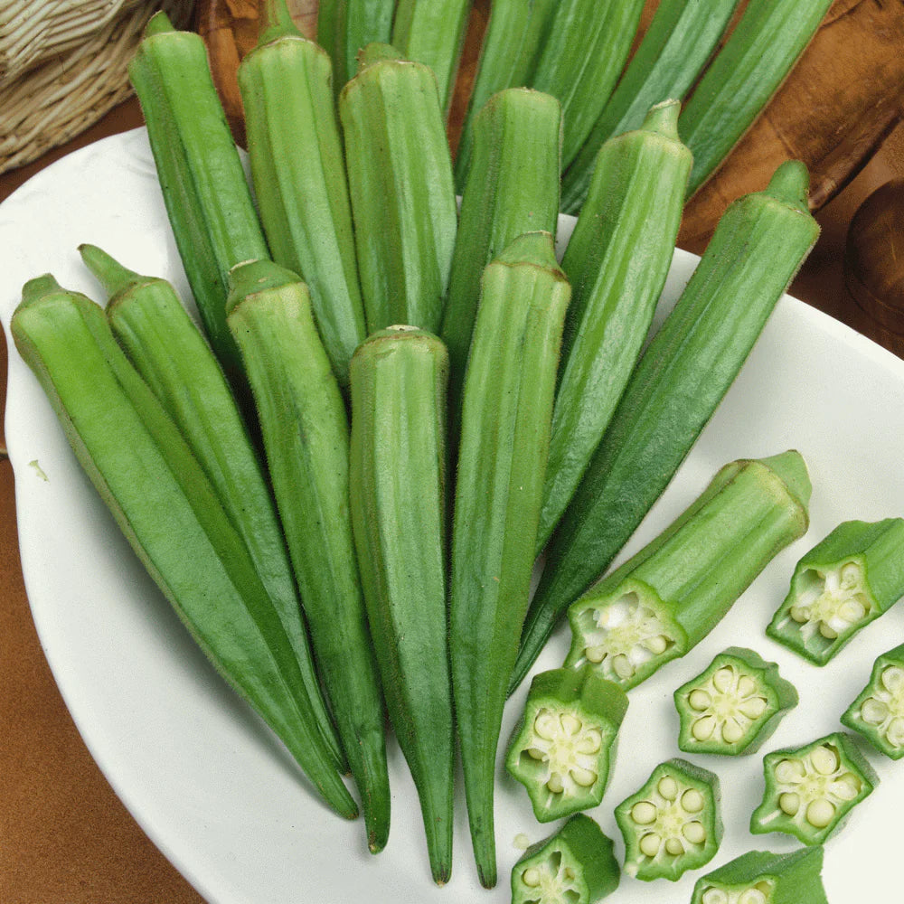 Okra Clemson Spineless - Pacific Northwest Seeds