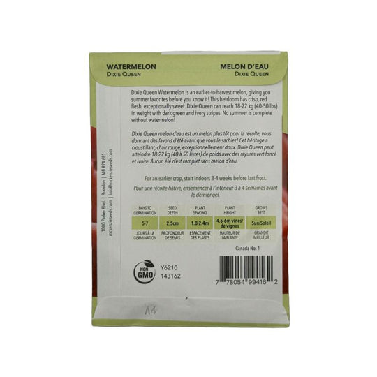 Watermelon Dixie Queen - Livingston (McKenzie Seeds)