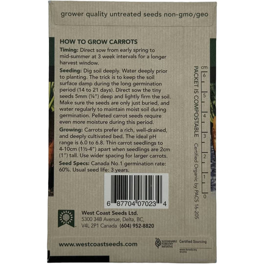 Carrot Caravel - West Coast Seeds