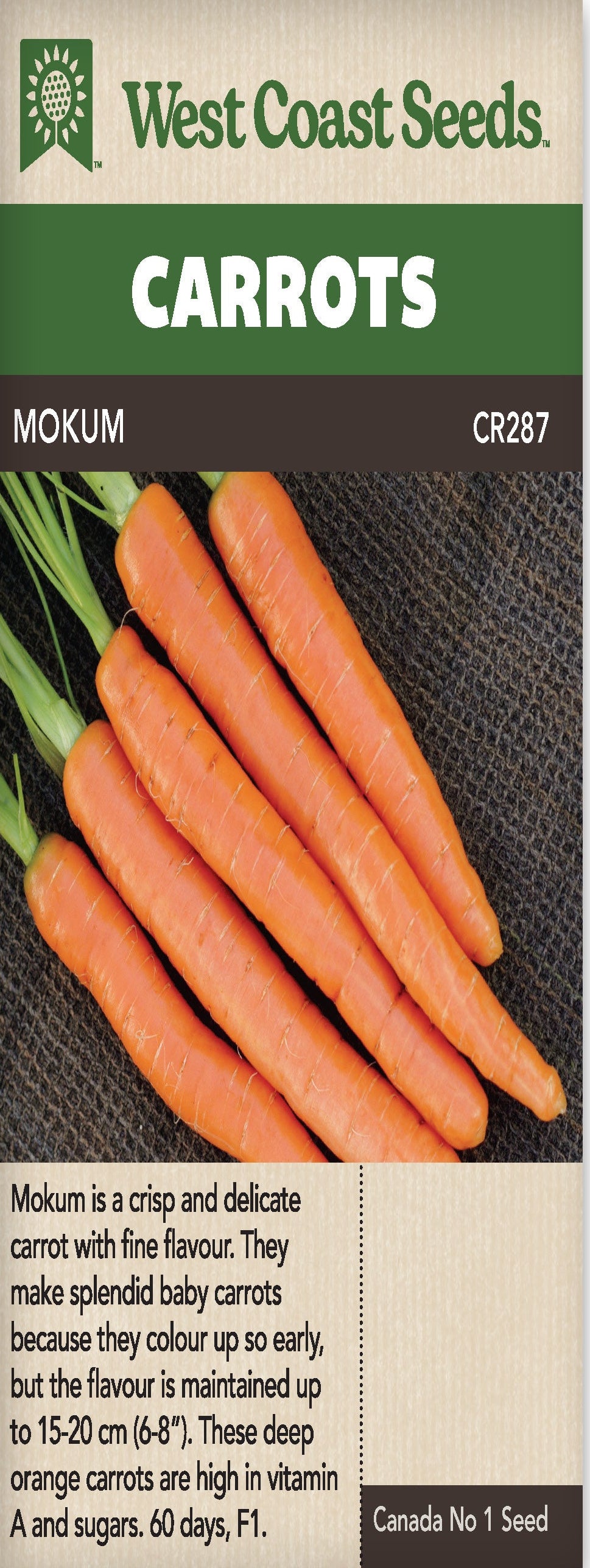 Carrot Mokum - West Coast Seeds – Wildwood Outdoor Living