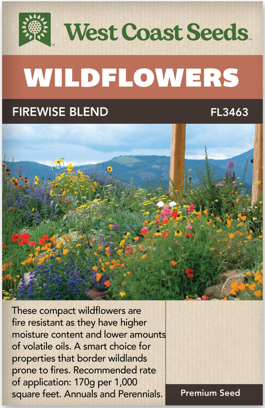 Wildflowers Firewise Blend - West Coast Seeds