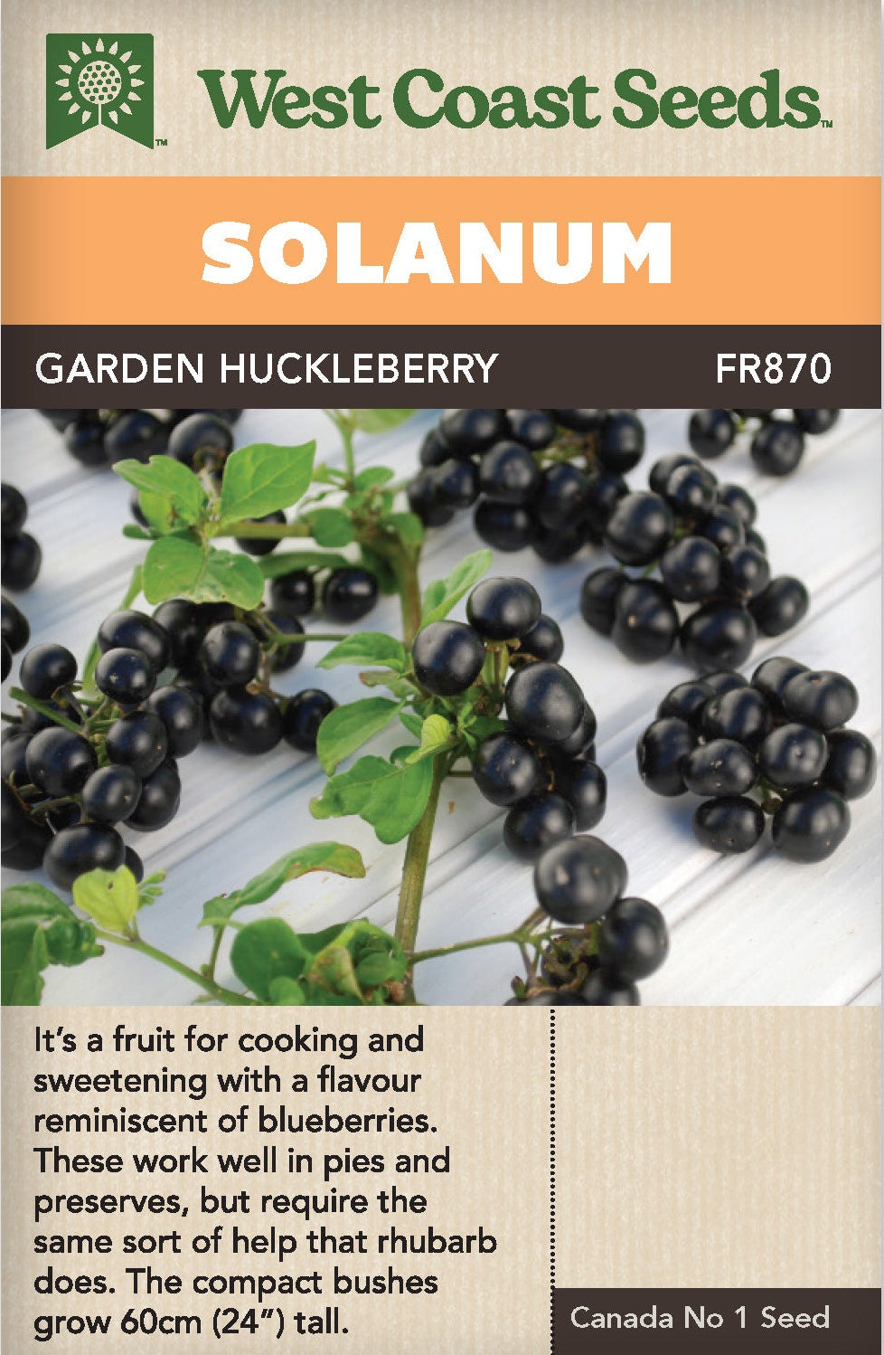 garden huckleberry seeds Solanum Garden Huckleberry