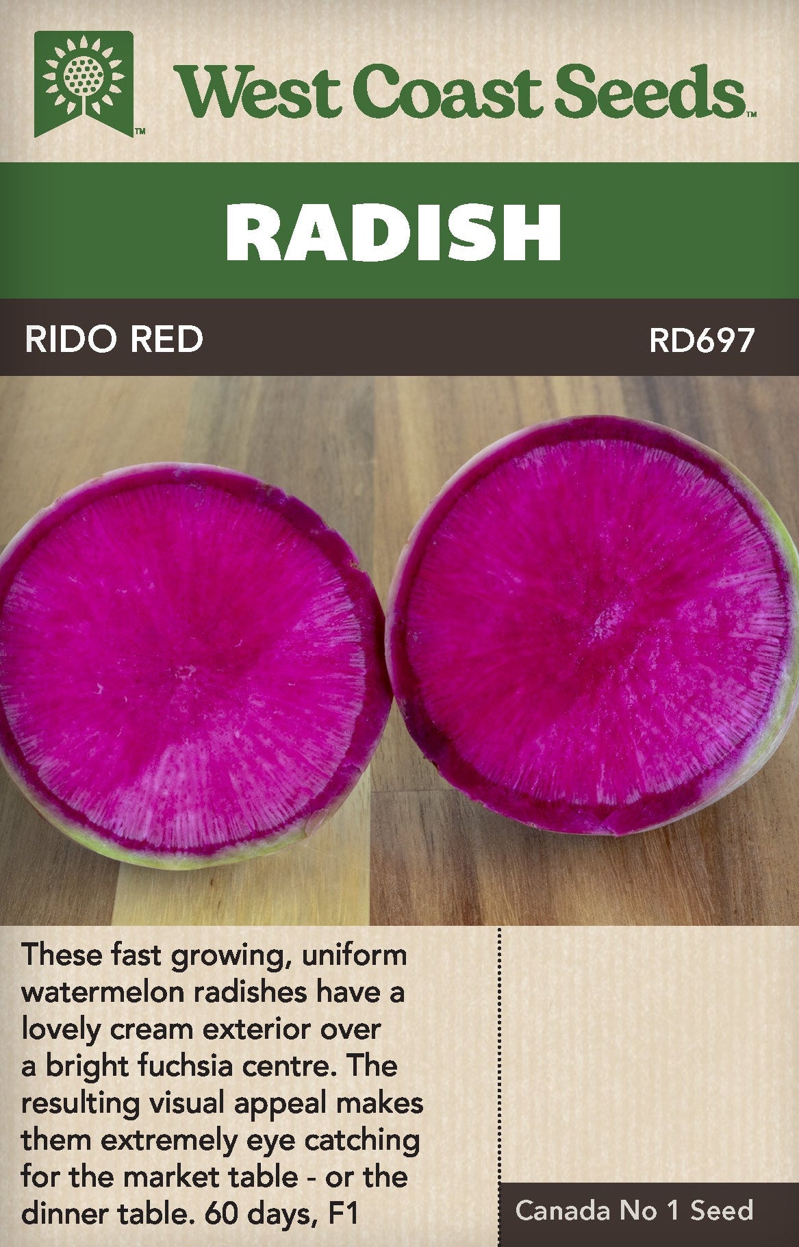 Radish Rido Red - West Coast Seeds – Wildwood Outdoor Living