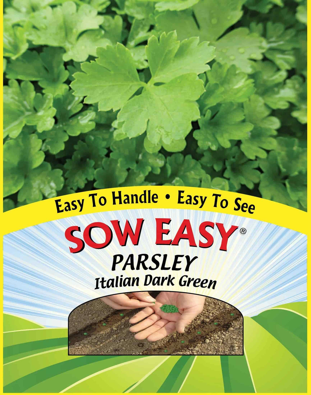 Parsley Italian Dark Green, Sow Easy - McKenzie Seeds