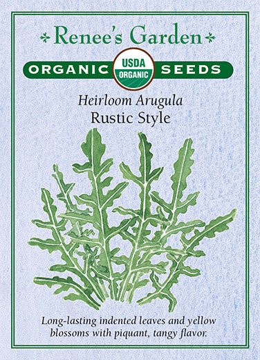 Organic Arugula Rustic Style - Renee's Garden
