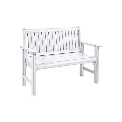 〆3/31 WHITE_WOOD_BENCH #4 4' Heritage Bench | CR PLASTICS | B01 – Wildwood Outdoor Living