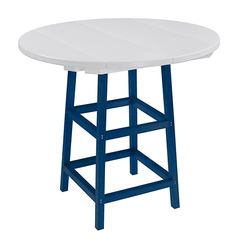 40" Pub Table Legs | TB03 NAVY-20
