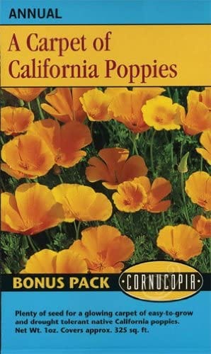 California Poppies BONUS PACK - Cornucopia Seeds