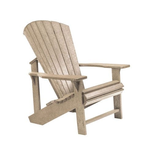 C01 CLASSIC ADIRONDACK Beige CR PLASTICS Outdoor Furniture