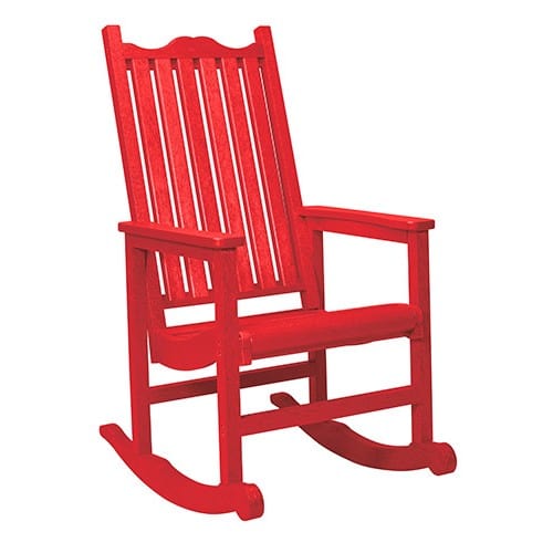 C05 PORCH ROCKER RED CR PLASTICS