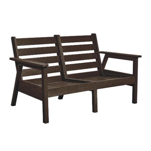 Tofino Loveseat Frame - DSF282 Chocolate-16