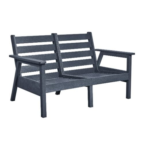 Tofino Loveseat Frame - DSF282 Slate Grey-18