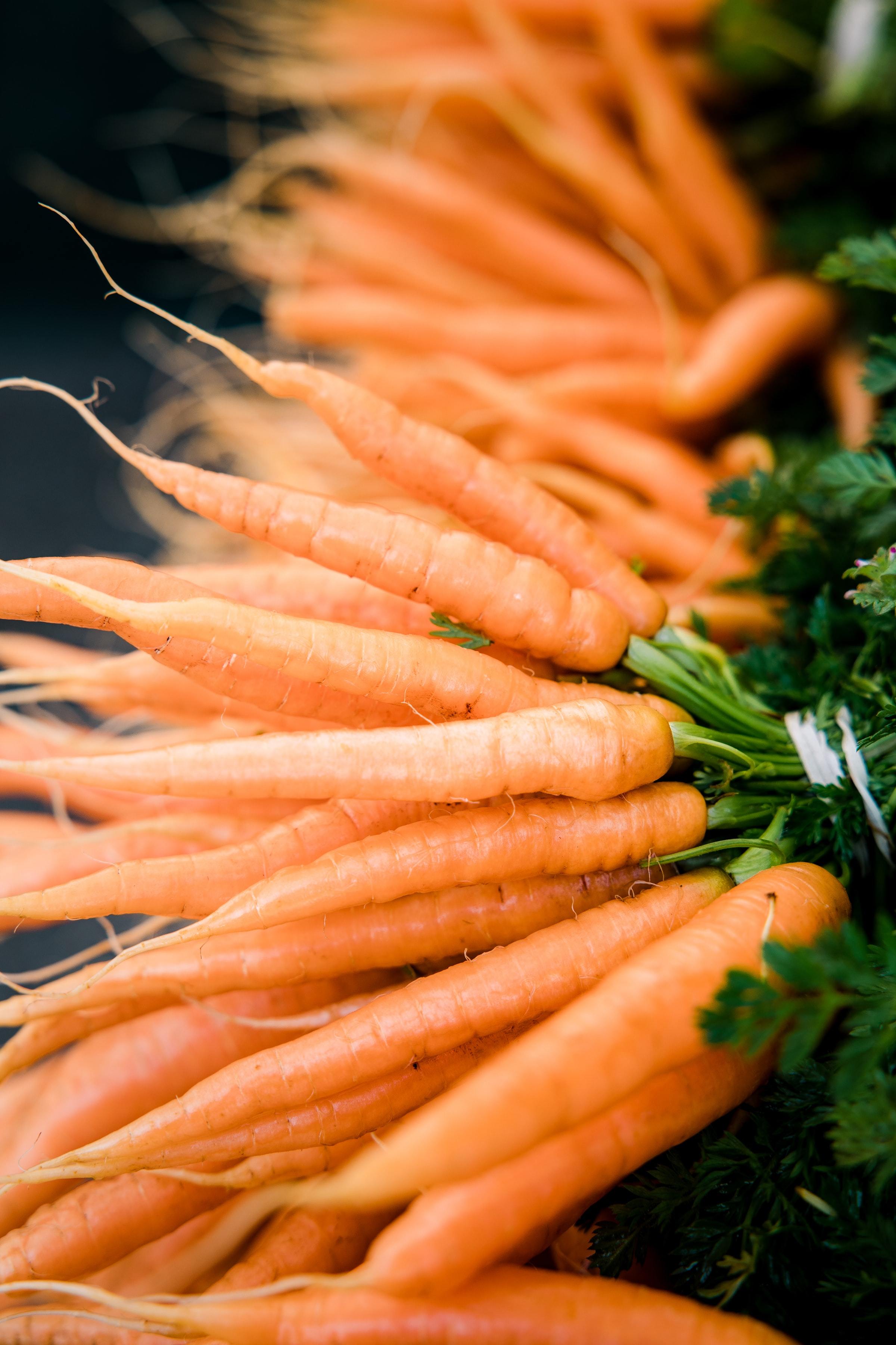 A bunch of imperator carrots