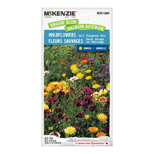 Wildflower All Purpose Mix Jumbo Pack - McKenzie Seeds