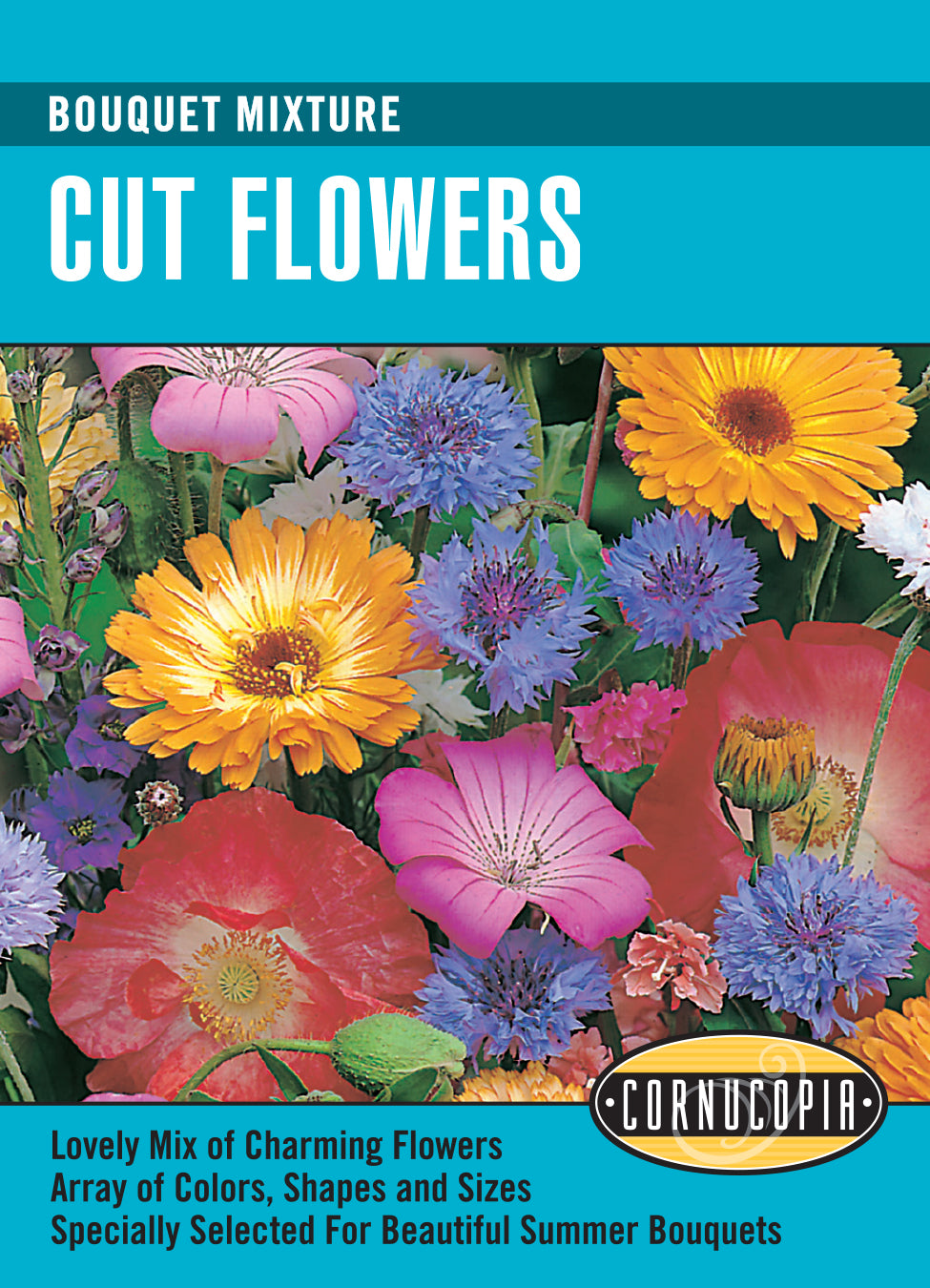 Cut Flowers Bouquet Mixture - Cornucopia Seeds