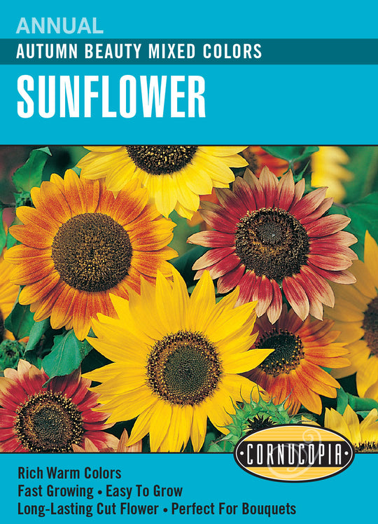 Sunflower Autumn Beauty Mix - Cornucopia Seeds