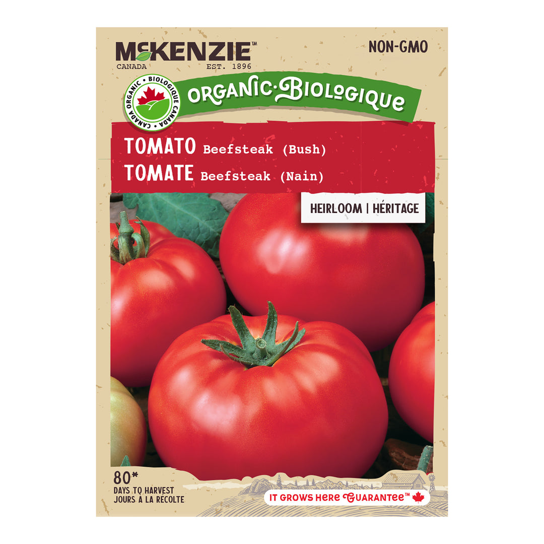 Organic Tomato Beefsteak Bush - McKenzie Seeds