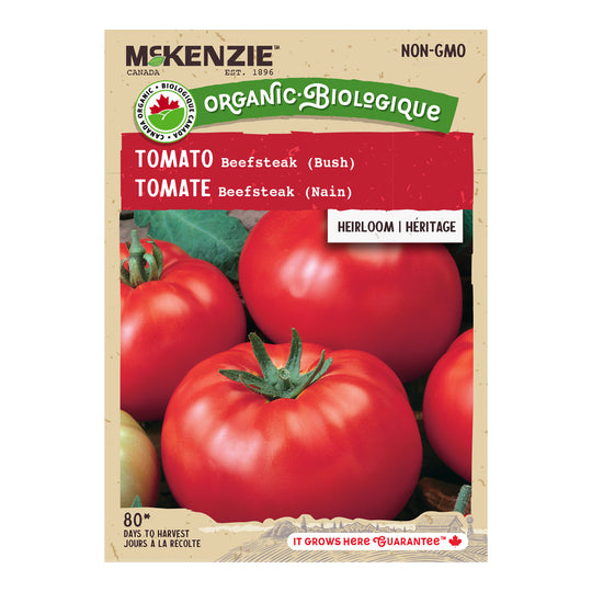 Organic Tomato Beefsteak Bush - McKenzie Seeds