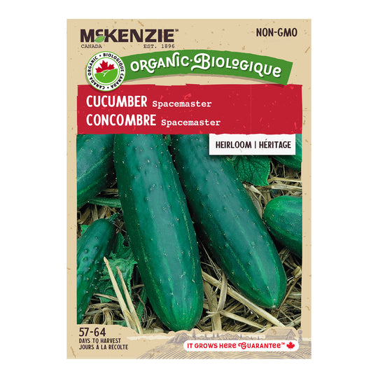 Organic Cucumber Spacemaster Trailing - McKenzie Seeds