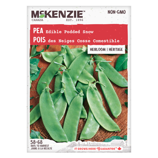 Pea Edible Podded Snow - McKenzie Seeds