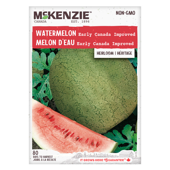 Watermelon Early Canada Improved - McKenzie Seeds