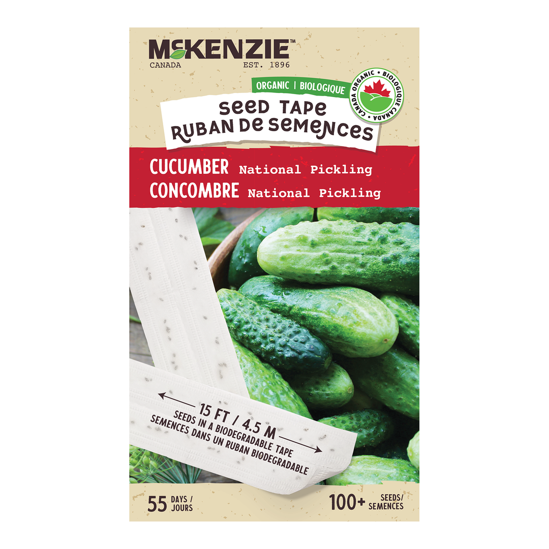 Organic Cucumber National Pickling - McKenzie Seeds