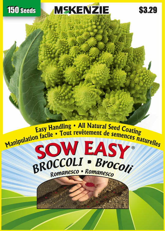 Broccoli Romanesco, Sow Easy - McKenzie Seeds