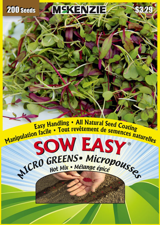 Microgreens Hot Mix, Sow Easy - McKenzie Seeds