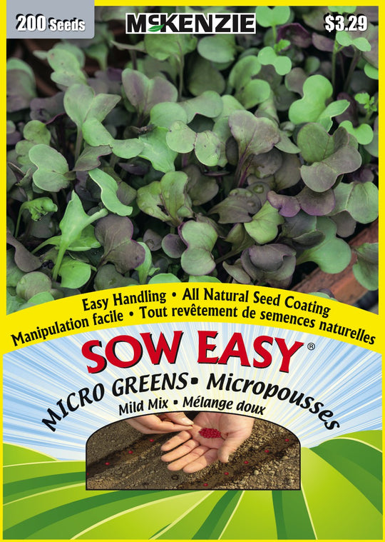 Microgreens Mild Mix, Sow Easy - McKenzie Seeds