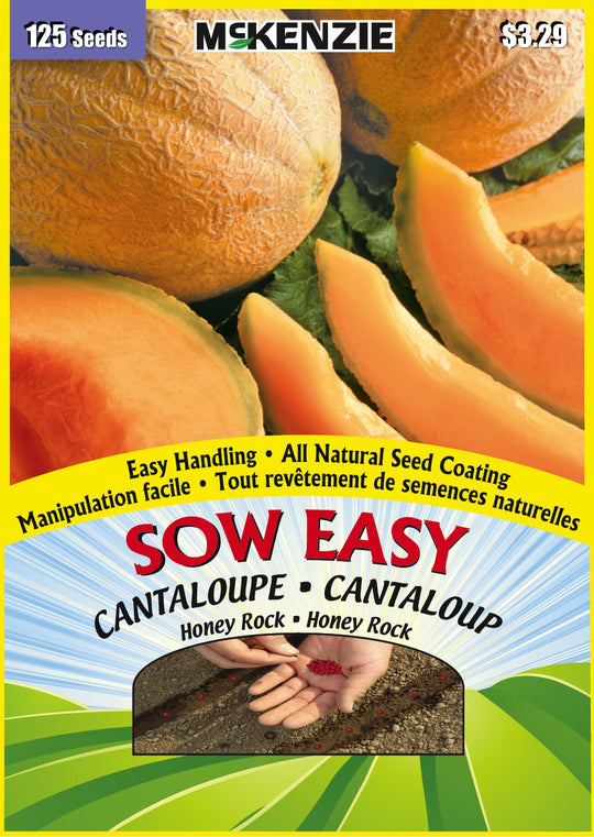 Cantaloupe Honey Rock, Sow Easy - McKenzie Seeds