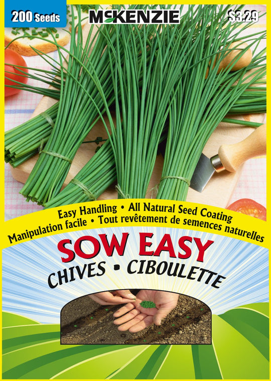 Chives, Sow Easy - McKenzie Seeds