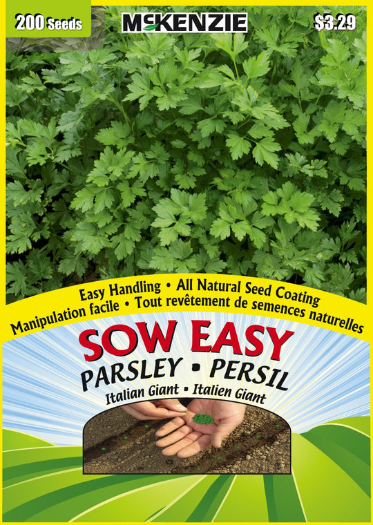 Parsley Italian Giant, Sow Easy - McKenzie Seeds