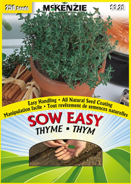 Thyme, Sow Easy - McKenzie Seeds