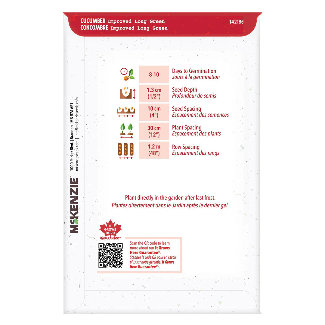 Cucumber Improved Long Green - McKenzie Seeds