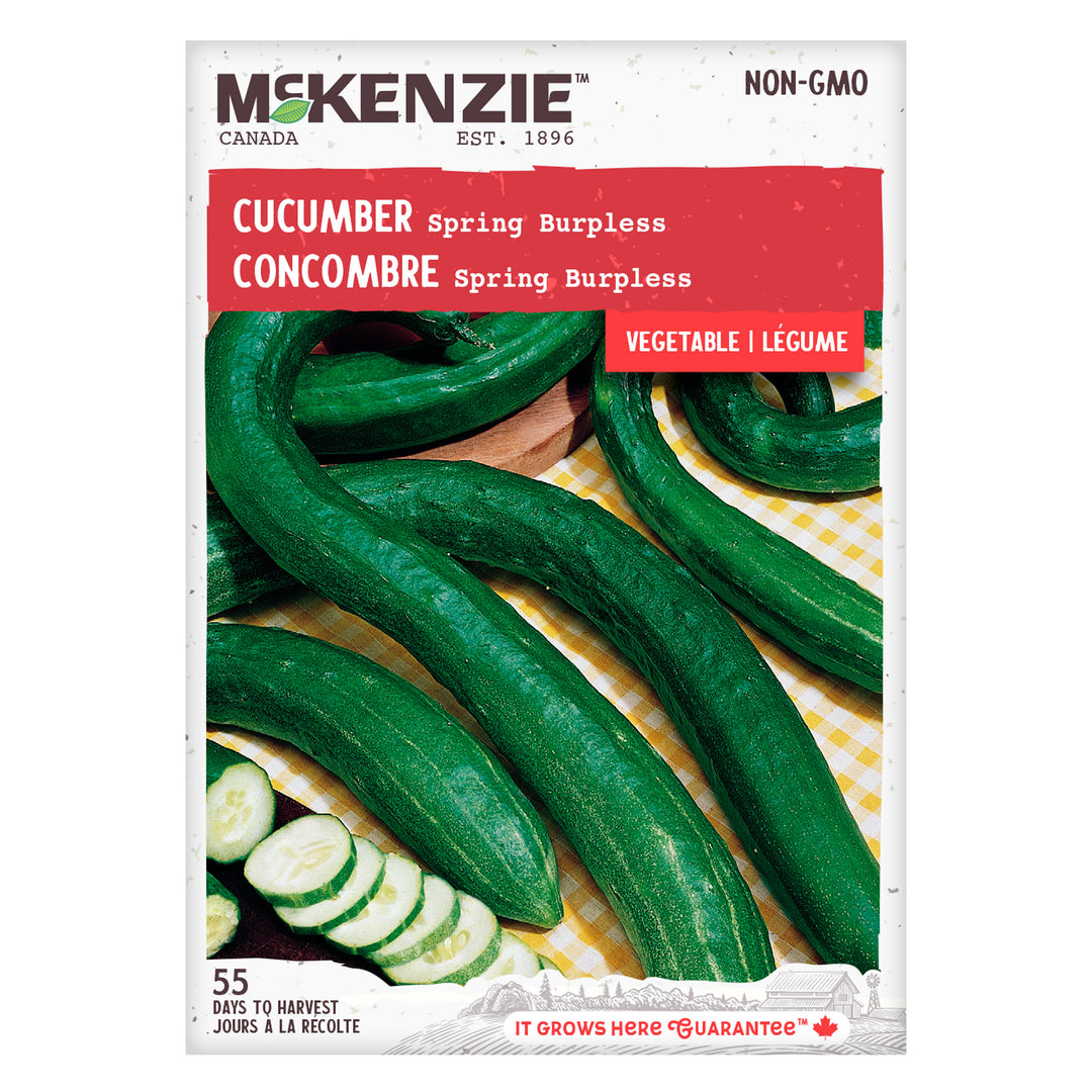 Cucumber Spring Burpless - McKenzie Seeds