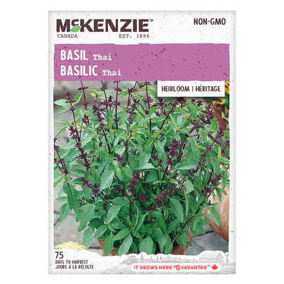 Basil Thai Heirloom - McKenzie Seeds
