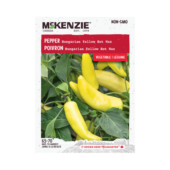 Pepper Hungarian Yellow Hot Wax - McKenzie Seeds