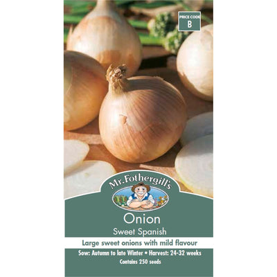 Onion Sweet Spanish - Mr. Fothergill's Seeds