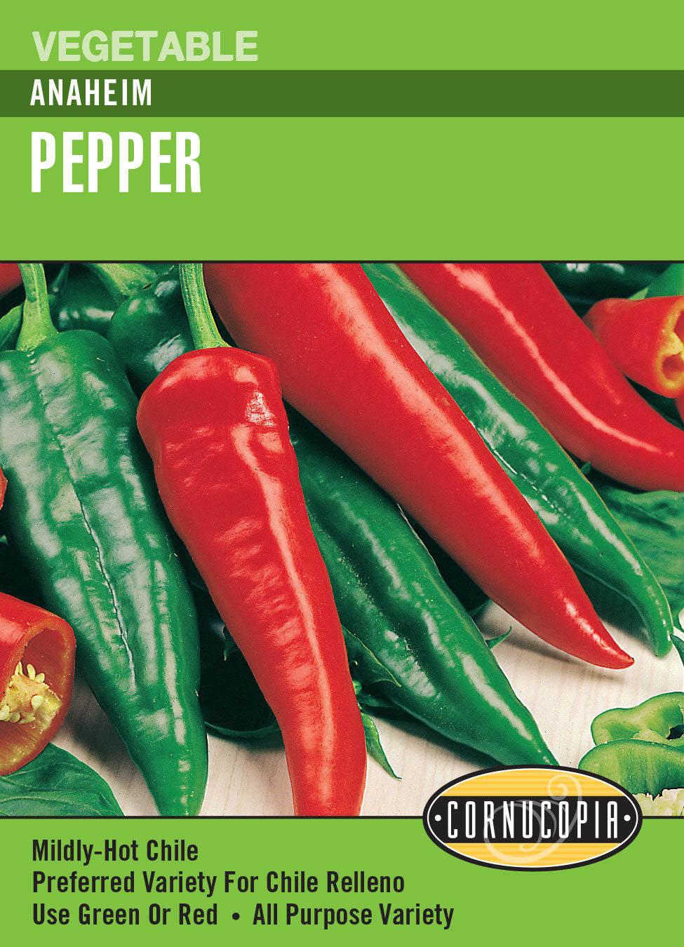 Pepper Anaheim - Cornucopia Seeds