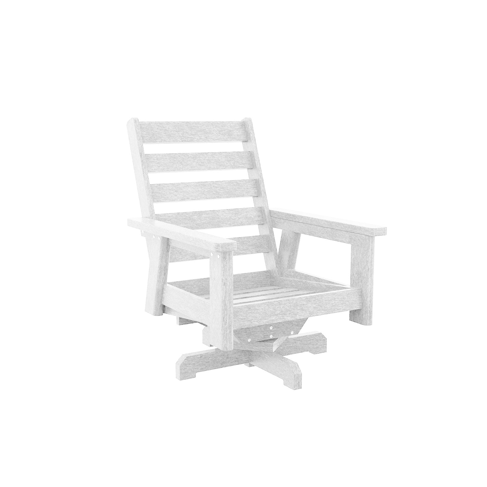 Charleston High Back Swivel Arm Chair Frame | CR PLASTICS | DSF294