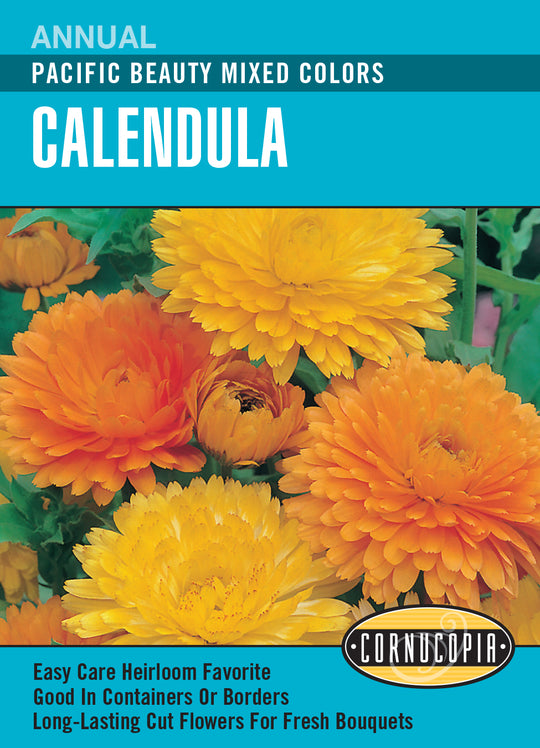 Calendula Pacific Beauty - Cornucopia Seeds