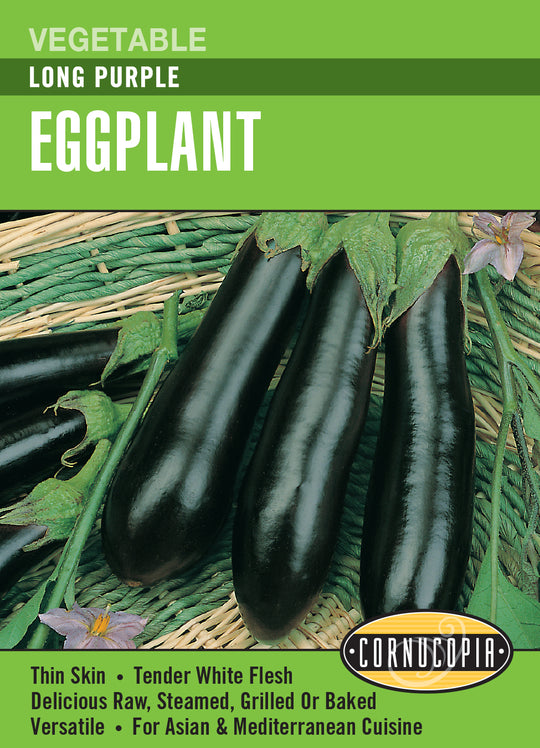 Eggplant Long Purple - Cornucopia Seeds