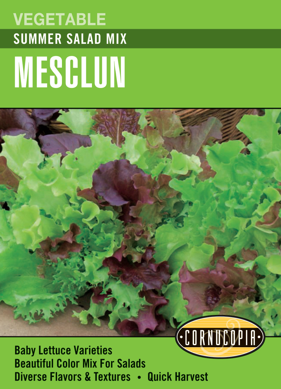 Mesclun Summer Salad - Cornucopia Seeds