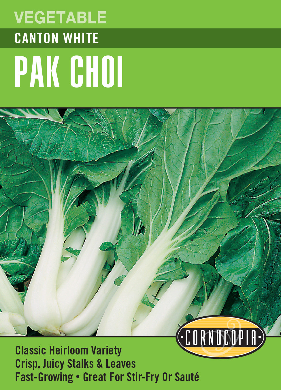 Pak Choi Canton White - Cornucopia Seeds